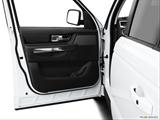  Inside of driver's side open door, window open photo